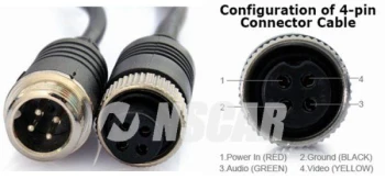 для камер (4pin) + микрофон (RCA), 5 метров (С)